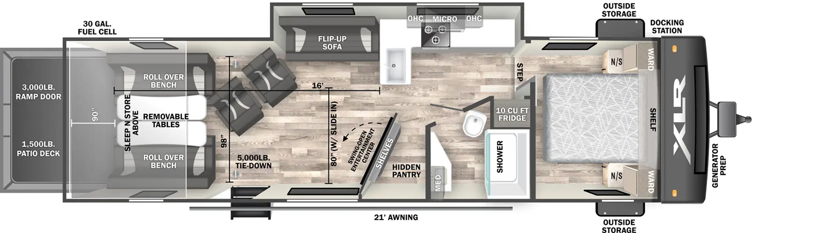 3016H Floorplan Image